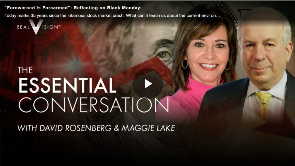 “Forewarned Is Forearmed”: Reflecting on Black Monday