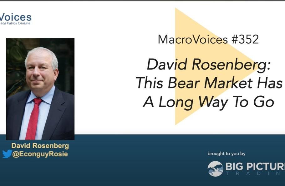MacroVoices #352 David Rosenberg: This Bear Market Has A Long Way To Go
