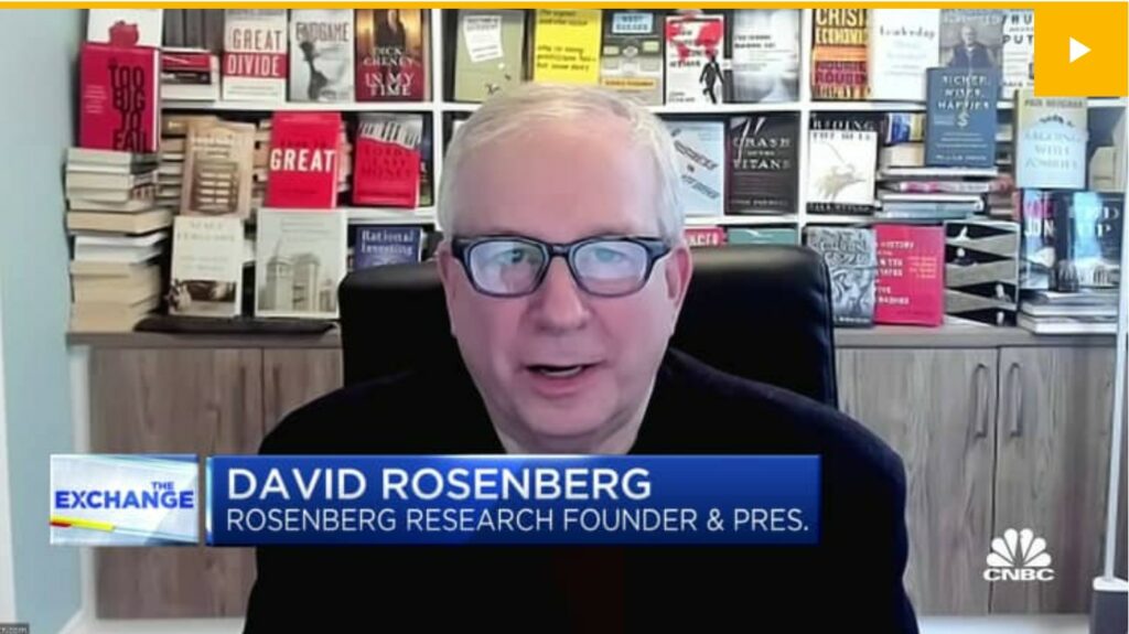 Rosenberg Research’s David Rosenberg calls ‘no landing’ a nice fairy tale