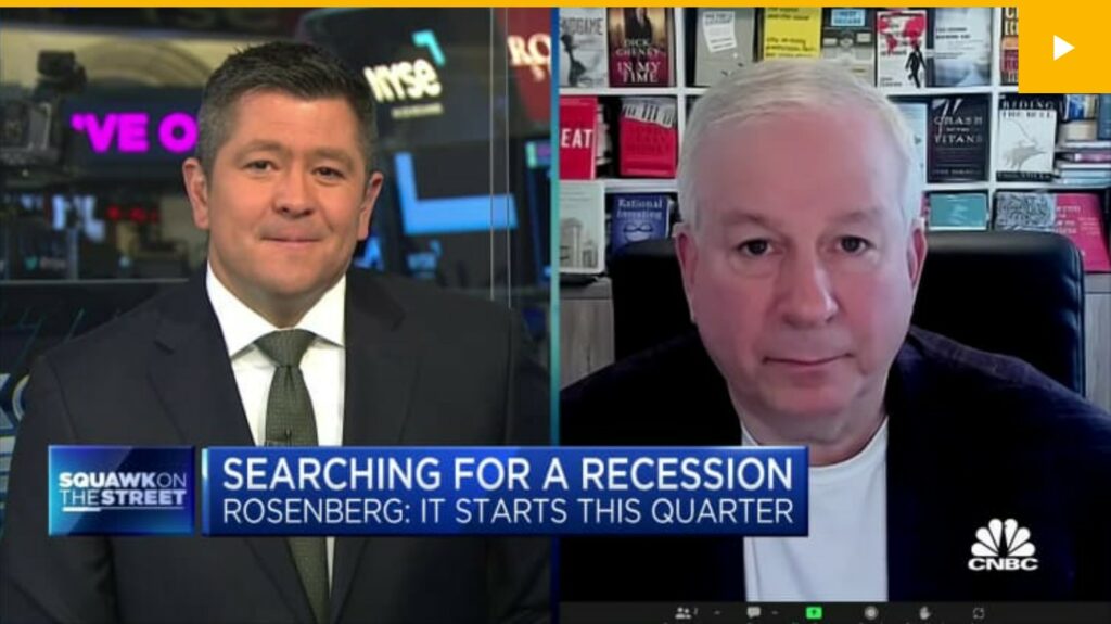 We’re in an earnings recession, and it’s not over yet: Rosenberg Research’s David Rosenberg