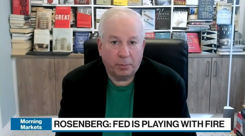Short or shallow, any recession will push us into a bear market, it is coming: David Rosenberg