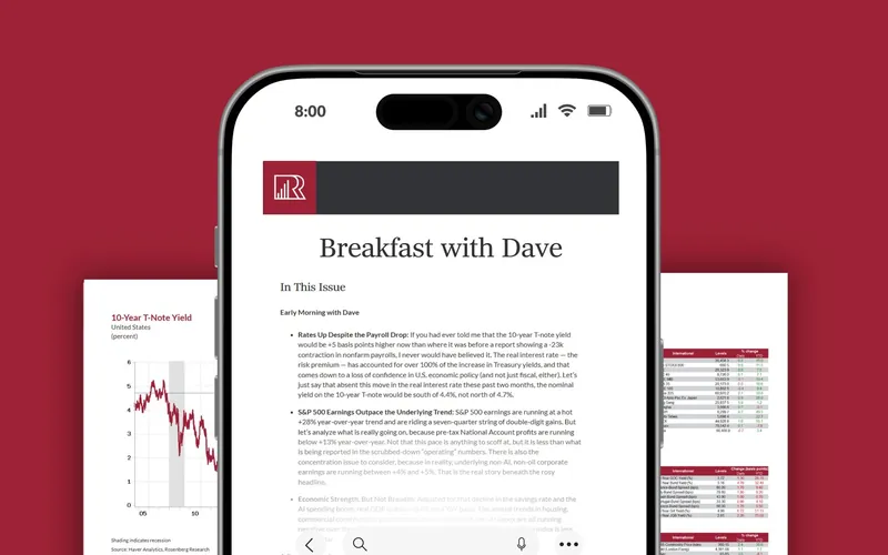 Breakfast with Dave on a phone