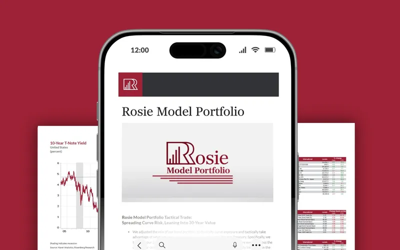 The Rosie Model Portfolio on a phone